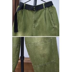 Hip Pockets Baggy High Rise Boyfriend Jeans