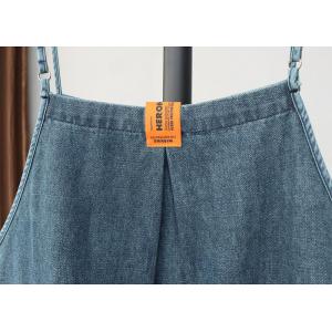 Loose-Fitting Denim A-Line Slip Dress