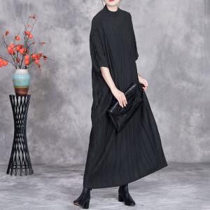 Solid Color Loose Cashmere Cable Knit Dress