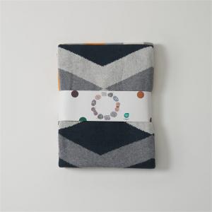 Geometric Figure Wool Blend Modern Blanket