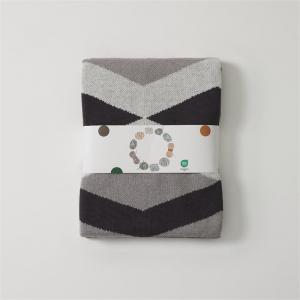 Geometric Figure Wool Blend Modern Blanket