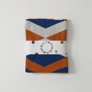 Geometric Figure Wool Blend Modern Blanket