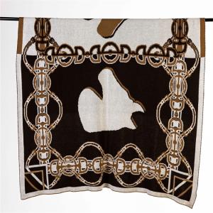 Ethnic Patterns Wool Knitted Home Blanket