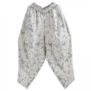Black Printed High Waist Designer Elephant Pants