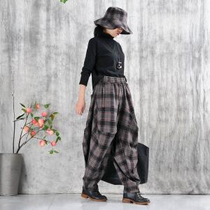 Black and Red Gingham Cool Bucket Hat