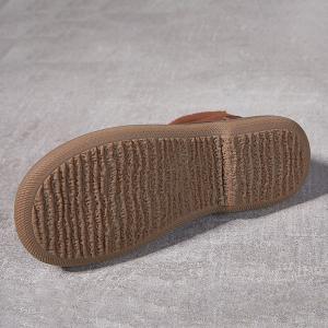 Lace Up Chunky Heels Leather Martin Boots for Women