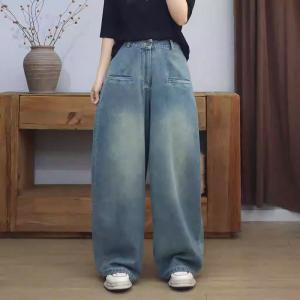 Light Wash High Rise Baggy Boyfriend Jeans
