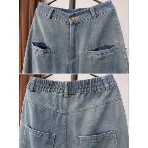 Light Wash High Rise Baggy Boyfriend Jeans