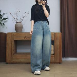 Light Wash High Rise Baggy Boyfriend Jeans