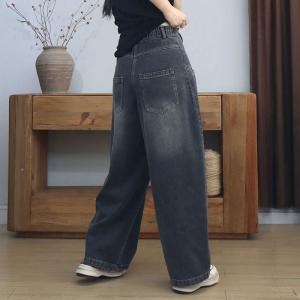 Light Wash High Rise Baggy Boyfriend Jeans