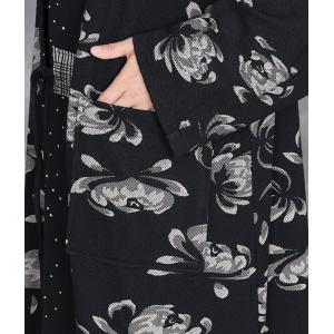Office Elegant Printed Loose Fall Cardigan