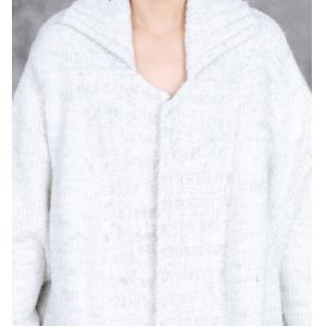 Back Slit Long Knitted Winter Trench Coatigan