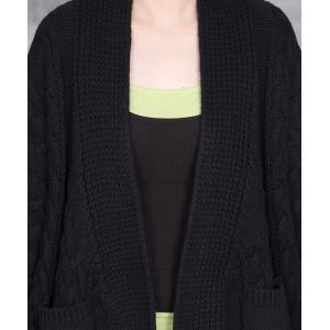 Cozy Long Wool Cable Knit Cardigan
