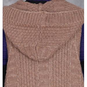 Lazy Day Knitting Hooded Long Waistcoat