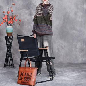 Comfy Cashmere Hooded Fair Isle Sweater