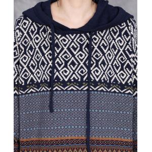 Comfy Cashmere Hooded Fair Isle Sweater