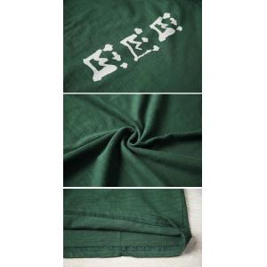 Crown Patterns Dark Green Cotton T-shirt