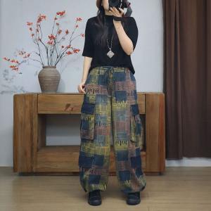 90s Fashion Letter Prints Wide Leg Jeans