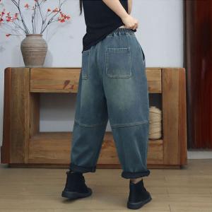 Winter High Rise Fleeced Dad Jeans