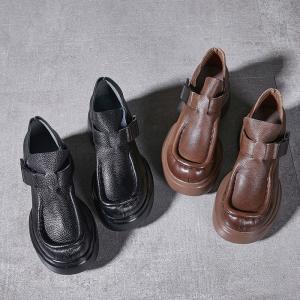 Chucky Platforms Buckle Hippie Loafer Shoes