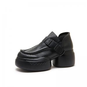 Chucky Platforms Buckle Hippie Loafer Shoes