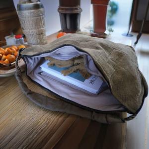 Cotton Linen Boho Casual Crossbody Tote Bag