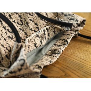 Lazy Day Printed Cotton Linen Bucket Shoulder Purse