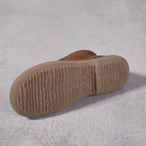 Platform Slip-On Ankle Boots