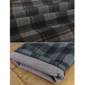 Classic Plaid Wool Tweed Pants