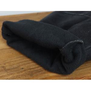 Casual Big Pockets Black Fleeced Carrot Jeans