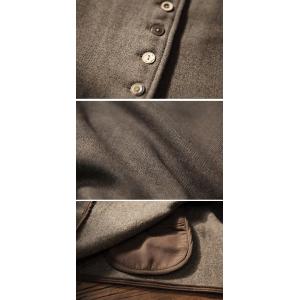 Single-Breasted Wool Blend  Elegant Waistcoat