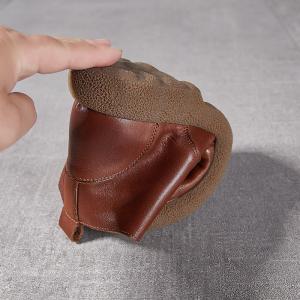 British Style Tied Leather Ankle Martin Boots