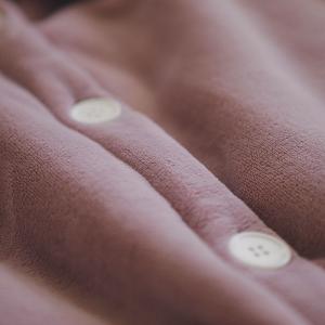 Fleeced Lined Polo Neck Winter Oversized Pajamas Sets