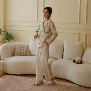 Lace Petal Collar Cotton Cozy Floral Nightgowns