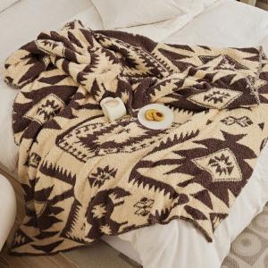 Artistic Patterned Modern Office Blanket
