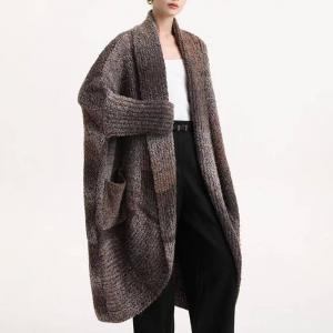 Gypsy Style Wool Blend Midi Cocoon Coat