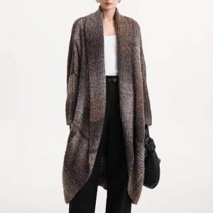 Gypsy Style Wool Blend Midi Cocoon Coat