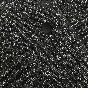 Dark Gray Asymmetrical Bat Sleeves Cardigan