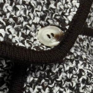 Waterfall Collar Knitted Designer Wrap Coat