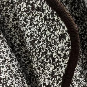 Waterfall Collar Knitted Designer Wrap Coat