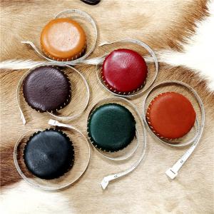 Handmade Leather Measuring Tape Pocket Ruler
