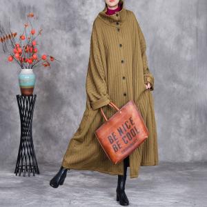 Plus Size Designer Quilted Cocoon Coat