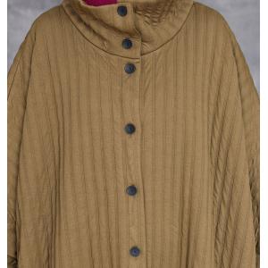 Plus Size Designer Quilted Cocoon Coat