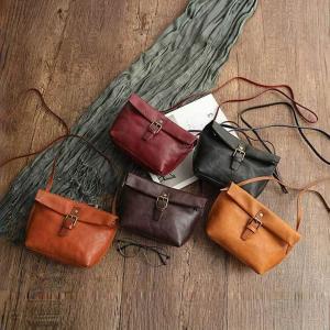 Elegant Ladies Cowhide Leather Messenger Bag