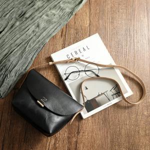 High Quality Cowhide Leather Flap Shoulder Bag