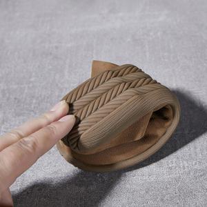 Lazy Day Leather Womens Cozy Slippers