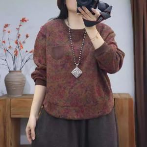 Lazy Day Cotton Fleeced Winter Sweatshirt