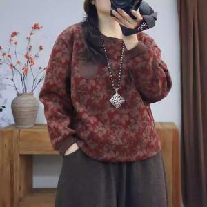 Lazy Day Cotton Fleeced Winter Sweatshirt