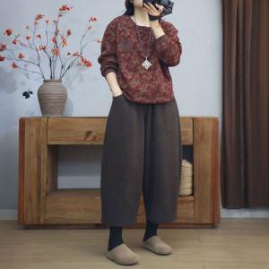Lazy Day Cotton Fleeced Winter Sweatshirt