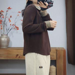 Casual Long Sleeves Dralon Polo Henley Shirt